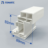 Style européen en plastique Usine de haute pureté Chine Fabricant prix pvc profil fenêtres et portes upvc profil
