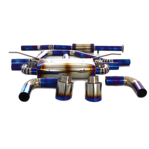 Système d'échappement Cat-back silencieux en titane brûlé bleu pour <span class=keywords><strong>Ford</strong></span> <span class=keywords><strong>Focus</strong></span> 1.5T 2021 + avec embouts d'échappement en fibre de carbone forgés - Product Image 3