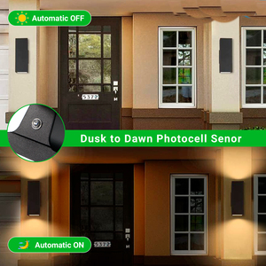 Applique murale extérieure moderne IP65 étanche, <span class=keywords><strong>luminaire</strong></span> LED pour villa, balcon, couloir et éclairage de façade d'hôtel - Product Image 5