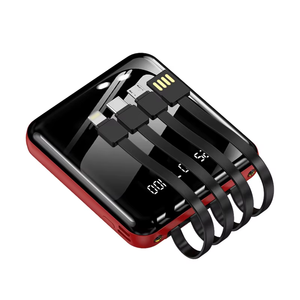 หน้าจอดิจิตอลกระจกขนาดเล็กอเนกประสงค์ของขวัญมือถือสายเข็มขัดด้วยตนเอง<span class=keywords><strong>10000</strong></span> mA ชาร์จสมบัติพกพา - Product Image 1