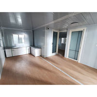 Maison mobile préfabriquée isolée de 40 pieds sur 20 pieds, étanche, avec 1 chambre, 2, 3, 4 ou 5 chambres, type villa ou unité d'habitation complémentaire, maison conteneur préfabriquée