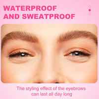 Crayon à sourcils double embout, imperméable, à séchage rapide, non collant, longue tenue, végan, qualité professionnelle, sans cruauté
