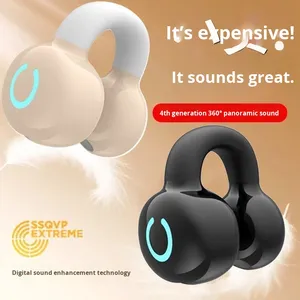 Auriculares de Silicona con Clip para la Oreja, Conducción Aérea, Un Solo Auricular, Nuevo Estilo Moderno, Deportivos, Menos de 3 Horas de Duración, JL BK - Product Image 1
