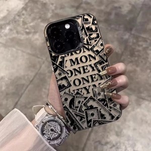 Funda para Teléfono con Diseño de Billete de Dólar Negro para <span class=keywords><strong>iPhone</strong></span> 16 15 14 13 12 11 Pro Max X <span class=keywords><strong>XR</strong></span> XS 7 8 Plus Mini SE 2020 2022 - Product Image 3