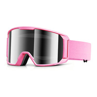 Masque de ski avec protection UV400, lunettes de snowboard polarisées anti-buée, lunettes de sécurité pour le ski, lunettes de sport pour la neige, logo personnalisé