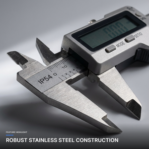 <span class=keywords><strong>Calibrador</strong></span> Digital Electrónico <span class=keywords><strong>Vernier</strong></span> de Acero Inoxidable IP54 a Prueba de Agua de 0-150 mm, 0-6 Pulgadas, 0-200 mm, 0-300 mm - Product Image 2