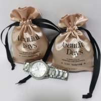 Sacs à perruques promotionnels bon marché OEM d'usine chinoise, sacs de protection personnalisés pour cheveux, sacs d'emballage en satin en gros