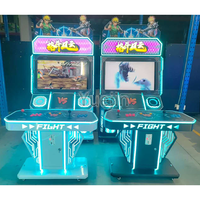 Mesin Game Tembak Arcade Koin 2 Pemain Konsol Simulator Video 220V Bahasa Inggris