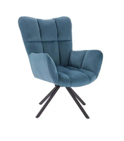 Chaise de loisirs en velours au design moderne Lounge design de haute qualité
