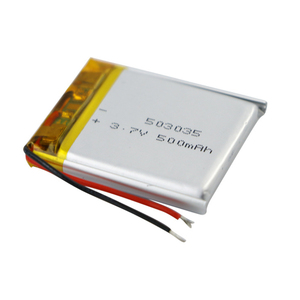 3 <span class=keywords><strong>7V</strong></span> Volt Li po có thể sạc lại Li-<span class=keywords><strong>ion</strong></span> Pouch <span class=keywords><strong>Lithium</strong></span> <span class=keywords><strong>Ion</strong></span> 500mAh pin 503035-500mAh - Product Image 1
