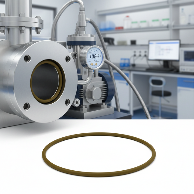 Sealing Rubber for Vacuum Chamber FKM Ring Specialized for Small Batch CVD Furnace, Multi-Stage Vacuum System Rubber Seal