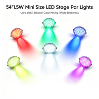 Lámpara de Luz Suave RGBW de 60 LED con Control Remoto, DMX512/Activación por Sonido para Iluminación de Escenarios, Bares, KTV y Espectáculos