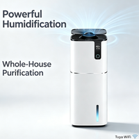 Humidificateur et purificateur d'air 2-en-1 à technologie de pointe 2026, filtre HEPA H13, Wi-Fi intelligent, humidificateur et purificateur d'air à haut CADR