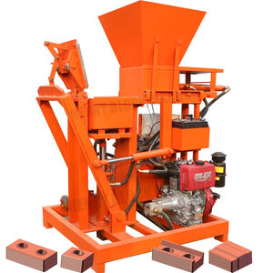 Prix de la machine de fabrication de briques de terre de terre de boue à emboîtement d'argile au Ghana - Product Image 1