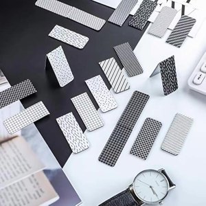 Customizable Modern Magnetic Paper Reusable Book Markers Mixed Colors Die-Cut Edges New Business Giveaways/Back to School