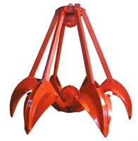 Garra Hidráulica Giratoria para Excavadora Marca ACME, Motor de Agarre, Utiliza Placa de Acero Q345 para Clasificación de Piedra y Madera, Demolición para 1-50t