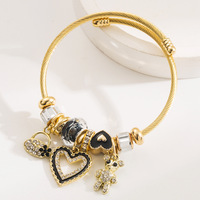 Bracelet ouvert de mode européenne et américaine, style coréen, pour femme, modèle Z1696-B, vente en gros, Yiwu Zhejiang