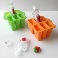 Moule en silicone pour crème glacée Popsicle fait maison Vente directe d'usine Durable Vieux bac à glace Popsicle Outil de meulage domestique