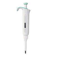 Pipetas de Volumen Ajustable de un Solo Canal de Plástico Qpette de Alta Calidad, 1000-10000L, Pantalla Táctil LCD, Multicolor, para Uso en Laboratorio
