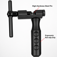 Outil de démontage de chaîne de vélo universel haute résistance, finition antirouille, embout à filetage fin, portable