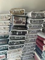 Prix Usine Personnalisé Ensemble Jeté de Lit et Couette Parure de Draps pour Hôtellerie Très Grand Lit Coton