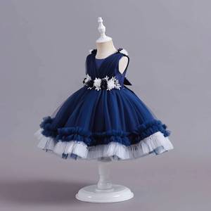 Nouvelle arrivée HP, robe de baptême en tulle bouffante pour bébé fille, robe de princesse pour fête, 0-3 mois - Product Image 6