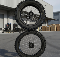 14 17 Zoll Kenda Offroad-Reifen-Radsatz mit Nabe für Elektro-Dirtbike Vorne Hinten 1,85x14 1,5x17 Ersatzkit
