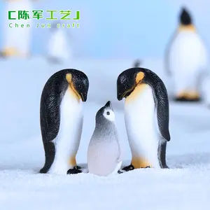 חן יוני מלאכת קרחון סצ 'ואן אוניברסיטת פתית שלג קוטב סדרת מציאותי גודל פינגווין חותם שרף קרפט קישוט