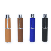 Flacons en verre rechargeables portables de 10 ml avec pompe en peau d'agneau détachable, distributeur de parfum Sayer