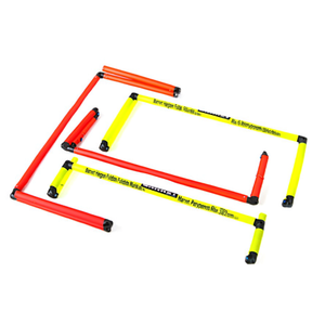 อุปกรณ์ฝึกความคล่องตัวแบบพับได้ Barret Hinged Foldable Hurdle ทำจากโพลีโพรพิลีน ขนาด 32 มม. สูงสุด 30 ซม. - Product Image 1