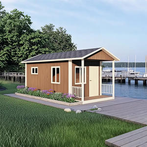 Módulos de contenedores reutilizables con techo a dos aguas Marco de acero prefabricado móvil Casa contenedor modular desmontable prefabricada - Product Image 5