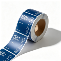Autocollants personnalisés avec logo, étiquettes d'emballage, étiquettes pour flacons, autocollants personnalisés pour l'emballage des flacons avec une forte adhérence