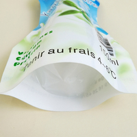Pochette souple personnalisée avec bec verseur, en plastique de qualité alimentaire, pour emballage de liquides (yaourt, lait, jus, boisson)