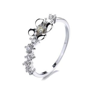 Lady Jewelry Simple Daisy Flower Rings <span class=keywords><strong>con</strong></span> <span class=keywords><strong>anello</strong></span> in argento Sterling 925 a fascia sottile per le donne - Product Image 6