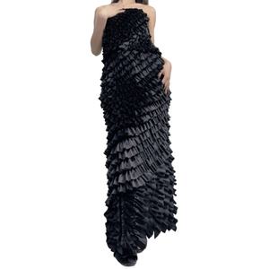 เดรสสายเดี่ยวลายจุดสีดำแฟชั่นสวยเซ็กซี่สำหรับผู้หญิง ลดราคาสุดฮอตประจำปี 2024 - Product Image 3