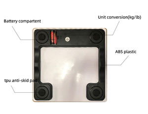 Großhandel medizinische persönliche elektronische Körper 180kg Waage digitale Waage Federwaage Badezimmer waage - Product Image 6