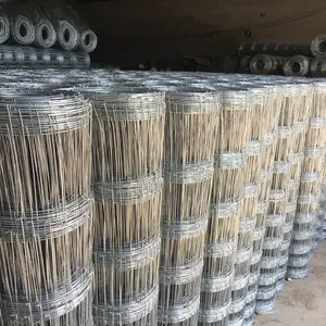 Hochwertiger Schaf-Cord Yard-Zaun 1,5 m × 100 m Engeschlossenes Knoten gewebter Metallzaun für Hirsch