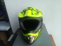 Casque tout-terrain certifié 3C, coque ABS, style rallye, pour motos de route et tout-terrain, avec visière, unisexe