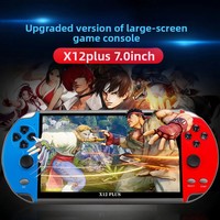 Console de jeu portable X12 PLUS à grand écran de 7 pouces, 4K HD, compatible Switch 2, sans fil, mémoire 16 Go, double joystick, rétro PSP