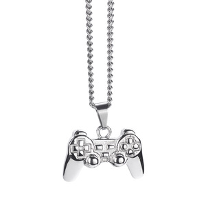 สร้อยคอจี้รูปจอยเกมเคลือบทอง 18K PVD |   สร้อยคอรูปจอยเกมส์วิดีโอเกมส์สแตนเลส |   เครื่องประดับแฟชั่นใหม่สุดอินเทรนด์สำหรับเกมเมอร์ - Product Image 2