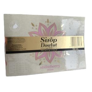 Selbst klebender kunden spezifischer Druck Klare Goldfolie aufkleber Transparentes Logo-Etikett - Product Image 1