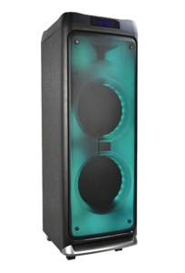 Reproductor de música inalámbrico para Karaoke, dispositivo de audio con función TWS Dual, 8 pulgadas, portátil, multifunción, BT, con efecto de fuego, altavoz de madera - Product Image 4