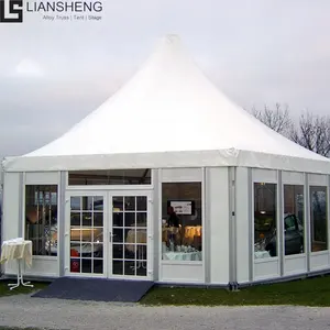 Aluminium Frame Tent Outdoor Vakbeurs Commerciële Pagode Tent Custom Size Pagode Tent