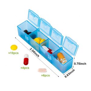 Venta al por Mayor Nuevo Producto Organizador de Pastillas Eléctrico Inteligente de 28 Compartimentos para 7 Días con Llavero - Product Image 3