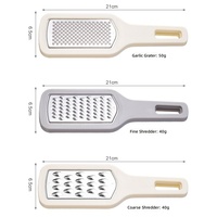 3 types de râpes plates manuelles en acier inoxydable, râpe à légumes et à fromage, outil manuel pour râper le gingembre, l'ail et les fruits