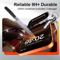 Protection d'écran en verre trempé REMAX GL-60 9H HD transparente compatible avec les coques, anti-rayures pour iPhone 17 18 Air Pro Max
