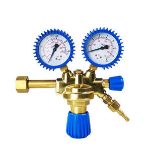 วาล์วลดแรงดันทองเหลืองแบบยุโรปสำหรับเครื่องผลิตออกซิเจนแบบอิตาลี พร้อมฝาครอบเกจวัดก๊าซคาร์บอนไดออกไซด์ - Product Image 2