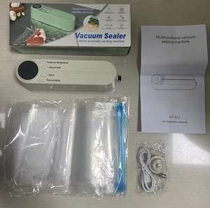 Sellador Automático de Alimentos, Sellador <span class=keywords><strong>al</strong></span> Vacío Inalámbrico Portátil con <span class=keywords><strong>Bolsa</strong></span> de Aperitivos, Succión Externa e Inflado <span class=keywords><strong>Sin</strong></span> Batería, 1 Unidad - Product Image 2