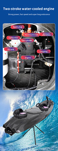 Planche de surf à moteur à injection de carburant en fibre de carbone pour sports nautiques et lacustres - Portable avec sac, puissante et excitante - Product Image 3
