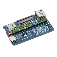 Module de calcul CM4-NANO-A Raspberry Pi 4 carte de base NANO-A 40PIN GPIO USB2.0 Interface type-a indicateur CSI 5V PWR